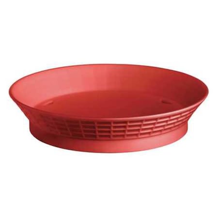 Diner Platter w/Base, 10-1/2 In, Red, PK12 MPN:157510R