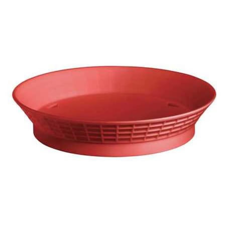 Diner Platter w/Base, 9 In, Red, PK12 MPN:15759R