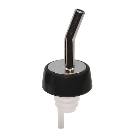 Whiskey Pourer, Chrm Pltd, Blk Cllr, PK12 MPN:1810