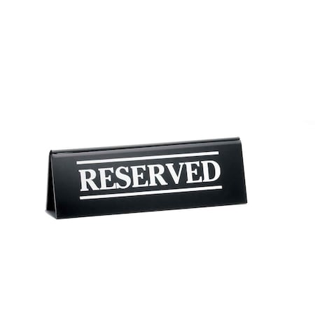 Table Tent, Imprinted Reserved, 2