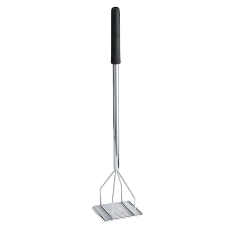 Sq Face Bean Masher, Chrm Metal, 24