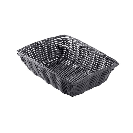 Handwoven, Rectangular Basket, Black, PK12 MPN:2472