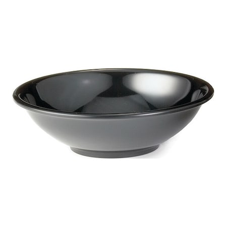 Melamine, Bowl, Round, Black, 5-3/4