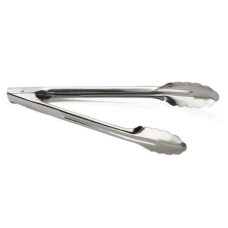 Utility Tongs, Stainless Steel, 12