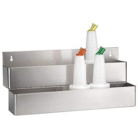 Speed Rail, Double, Stainless Steel, 42