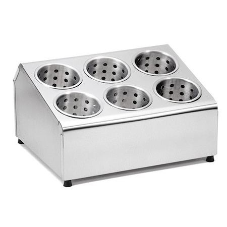 Flateware Holders, SS, 6 Compartments MPN:7062