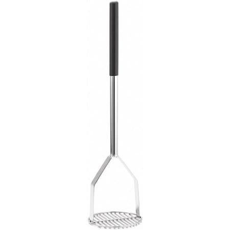Potato Masher, 24 in L, Steel, Round MPN:7324
