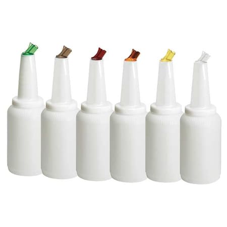Six-Piece Pourer Set, 1/2 Gallon Assorted Colors, PK6 MPN:8064A