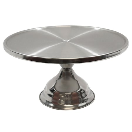 Unassembled Cake Stand, SS, 12.75