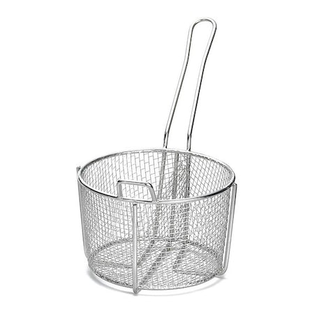 Round Cooking Basket, SS, 8.25