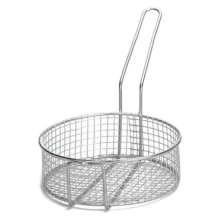 Round Cooking Basket, S/S, 10.5