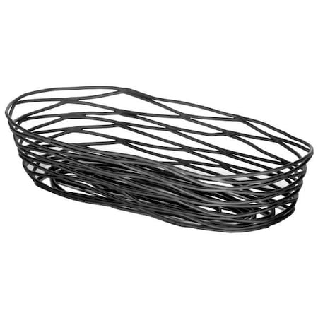 Artisian Basket, Oblong, Black Metal, PK6 MPN:BK11709