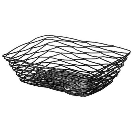 Food Serving Basket, 6 1/8 in W, Black, PK6 MPN:BK17209