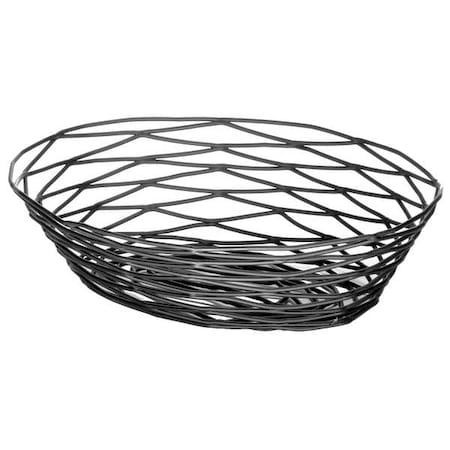 Food Serving Basket, 9 1/4 in W, Black, PK6 MPN:BK17409