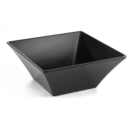 Square Bowl, Black, 10