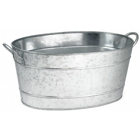 Oval Beverage Tub, 710 oz. Galvanized Steel MPN:BT1914