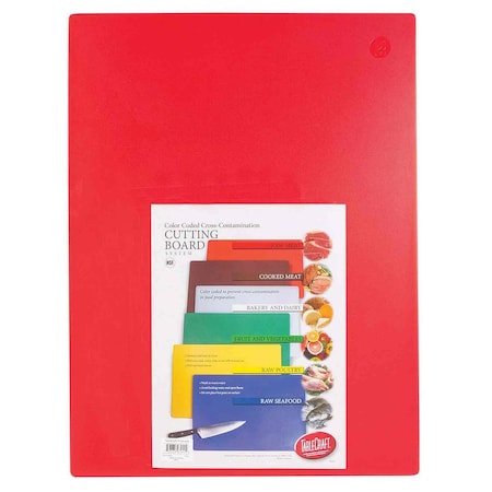 Cutting Board, Red, .5