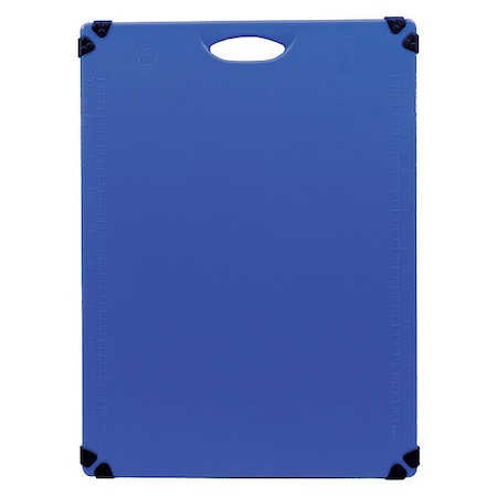 Grippy Cutting Board, Blue, 18