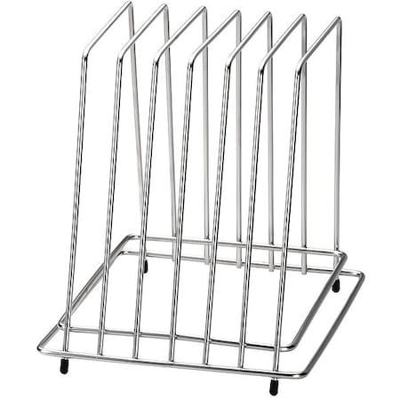 SS 6 Cutting Board Rack, Blk Feet MPN:CBR6