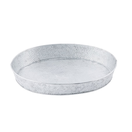 Galvanized Oval Diner Platter, 12