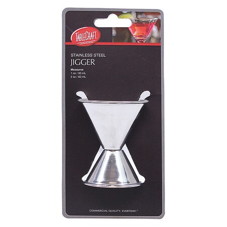 Jigger, SS W/Capacity Stamping, 1OZ/2OZ MPN:H1206