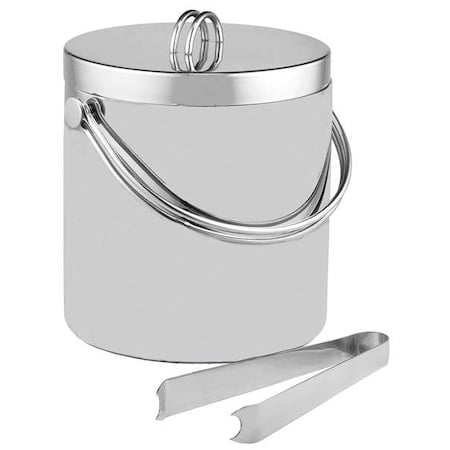 Ice Bucket, 8 7/8 in H, SS, Silver MPN:H303