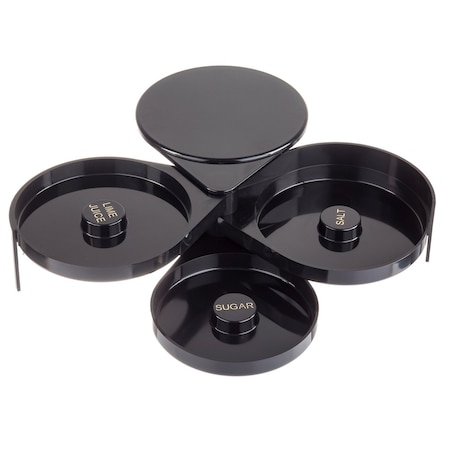 Glass Rimmer, 3 Swing Out Trays, Blk Abs P MPN:H633