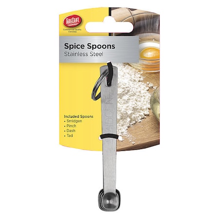 Spice Spoon Set, Tad, Dash, Pinch, Smi, 4PCS MPN:H723