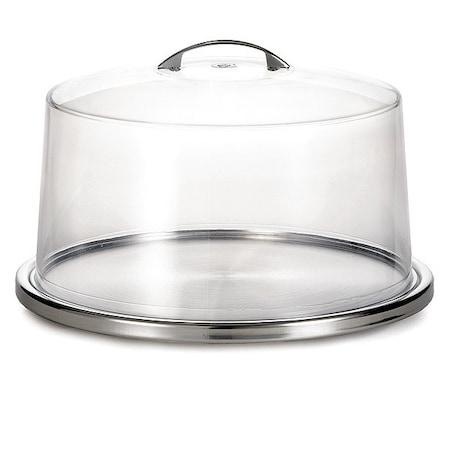Cake Plate/Cover St-Ps Cvr, SS Base, 13