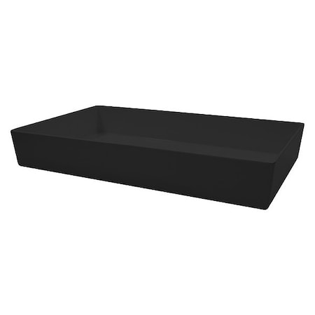 Straight Sided Bowl, Blk, 20
