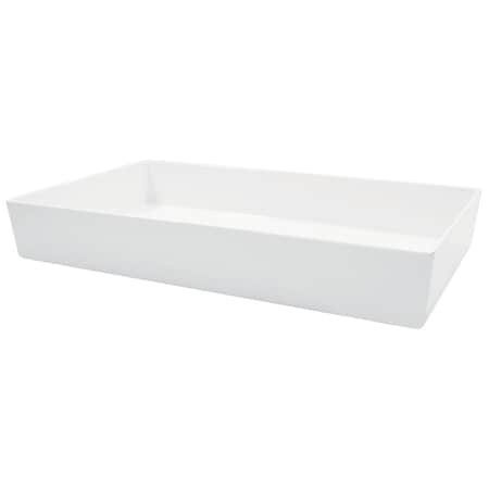 Straight Sided Bowl, Wht, 20