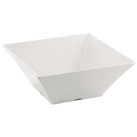 Square Bowl, 170 oz., Melamine White MPN:MB125