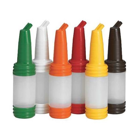 Pouring Set Long Neck, 1 qt. Assorted, PK12 MPN:N32A