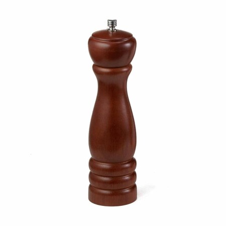 Wood Pepper Mill W/Mahogany, 8.75