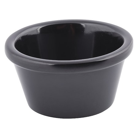 Plain Ramekin, Melamine, Black, 2 OZ MPN:RAM2BK
