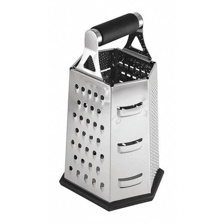 Grater, 6-Sided, SS, Ns Grip, 5.5