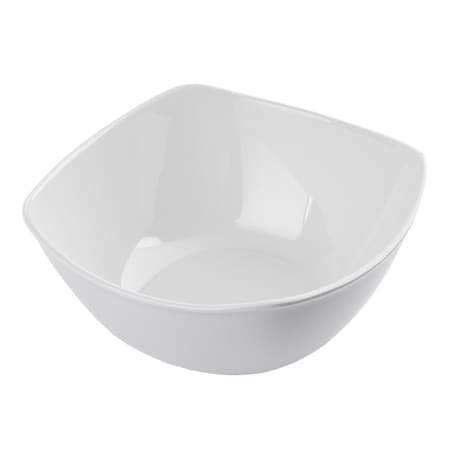 Wavy Melamine Bowl, White, 7