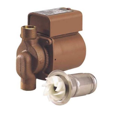 Hydronic Circulating Pump, 1/40 hp, 115V, 1 Phase, Sweat Connection MPN:003-BC4-PNP