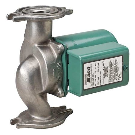 Potable Water Circulating Pump, 1/25 hp, 115V, 1 Phase, Flange Connection MPN:007-SF5