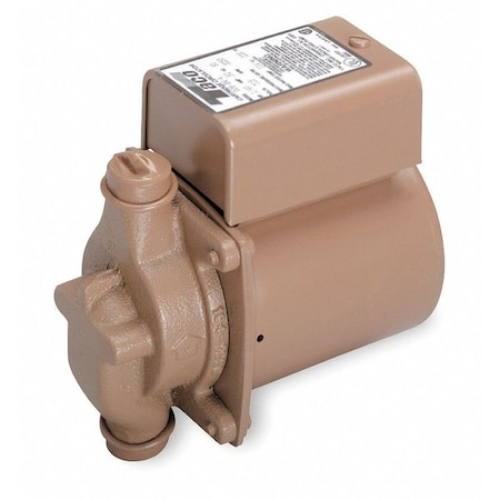 HVAC Circulating Pump, 1/25 hp, 115V, 1 Phase, Sweat Connection MPN:008-BC6