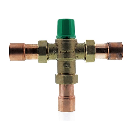 Mixing Valve, Forged Brass, 1 to 20 gpm MPN:5004-C3