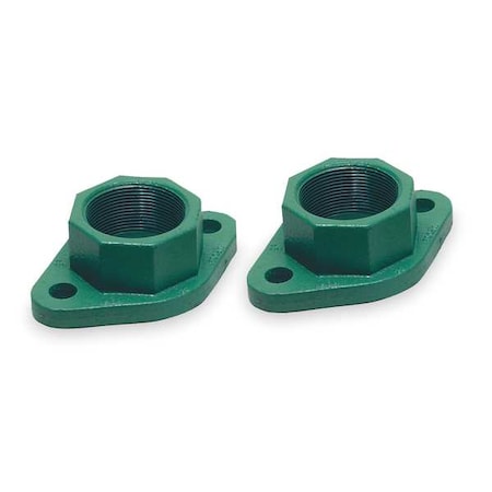 Flange, 1 1/4 In Flanged, Cast Iron, PK2 MPN:110-253F-1