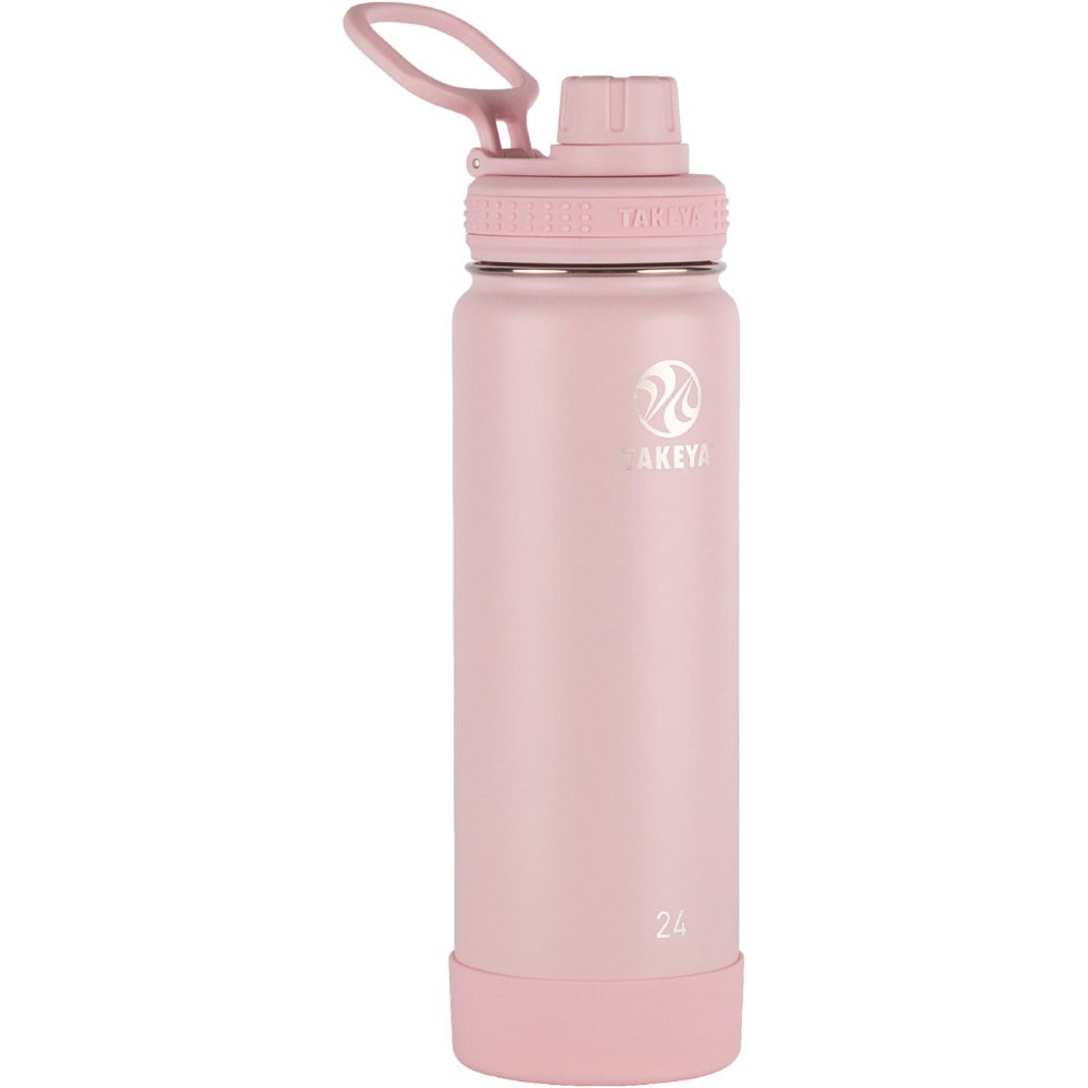 Takeya Actives Spout Reusable Water Bottle, 24 Oz, Blush MPN:51054