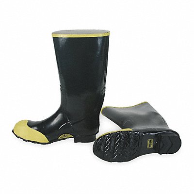 D0325 Rubber Boot Men s 7 Knee Black PR MPN:4T279