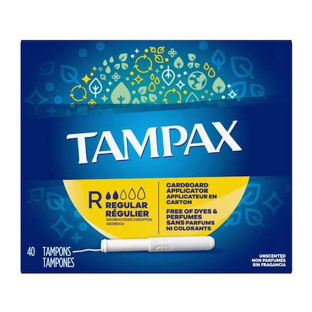 Tampons w/Applicator, 5 1/4 in L, Reg, PK12 MPN:24751