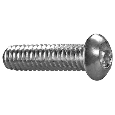 #10-24 x 1-1/4 in Torx Button Machine Screw, Zinc Plated Steel, 50 PK MPN:400260