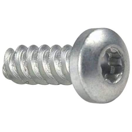 Thread Forming Screw, #4 x 3/4 in, Zinc Plated Steel Pan Head Torx Drive, 100 PK MPN:460750