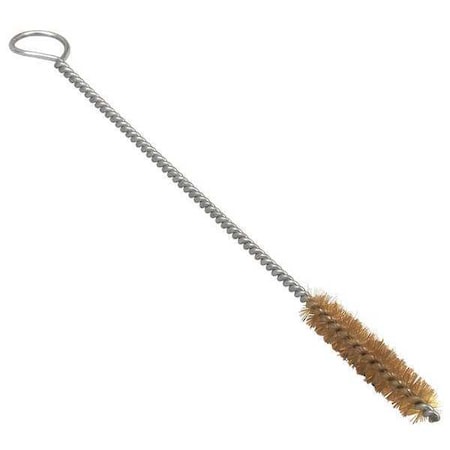 Hand Held Tube Brsh, .003, Brass, 1/8