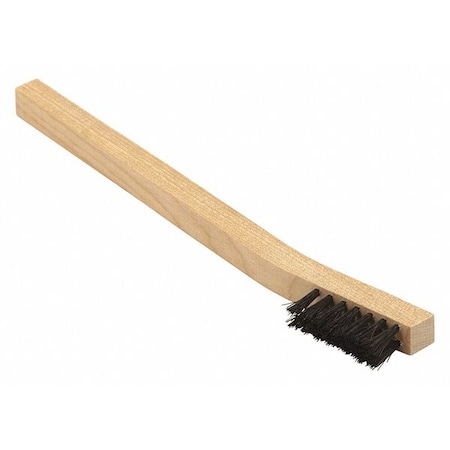 Brush, Scratch, Wood Handle, Horse Hair, 3x7, 6-1/4 in L Handle, 1-1/2 in L Brush, Hardwood MPN:00029