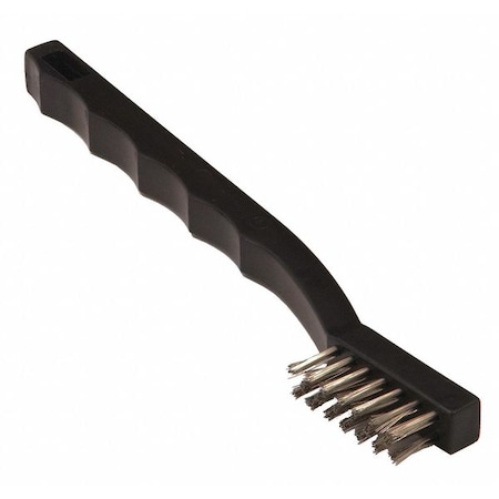 Brush, Scratch, Plastic Handle SS, 5-3/4 in L Handle, 1-1/2 in L Brush, Plastic MPN:00030